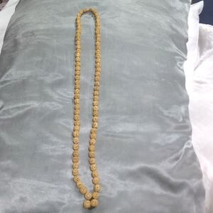 Long  Hand Made Beaded Necklace